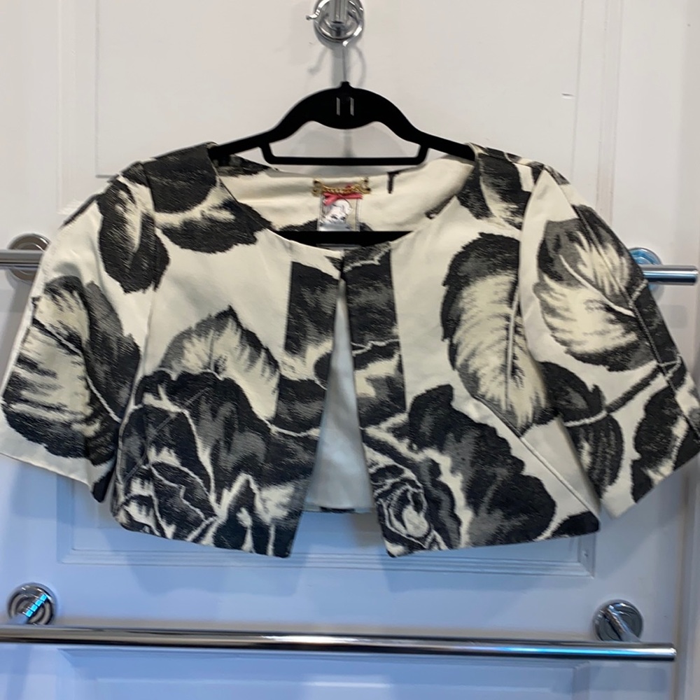 Yoana Barashi brocade crop jacket